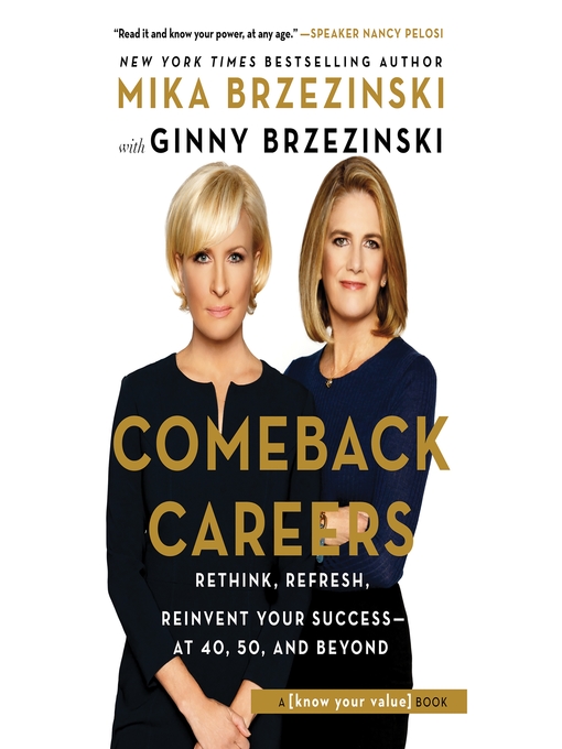 Title details for Comeback Careers by Mika Brzezinski - Wait list